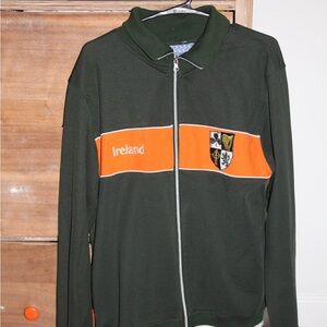 Ireland Y2K Green and Orange Men's Jacket